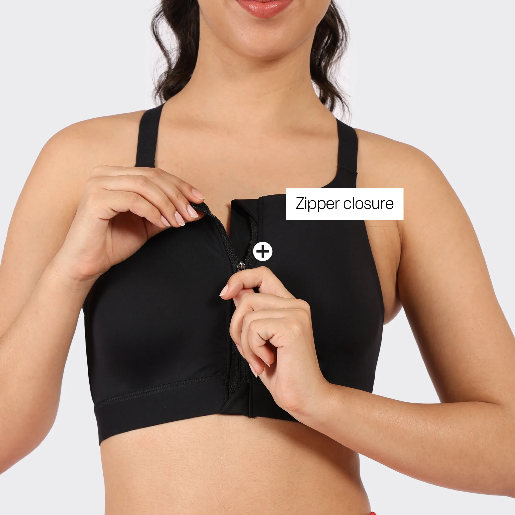 Zip-Up Sports Bra - Image 10