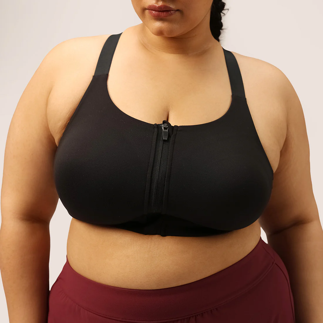 Zip-Up Sports Bra - Image 111