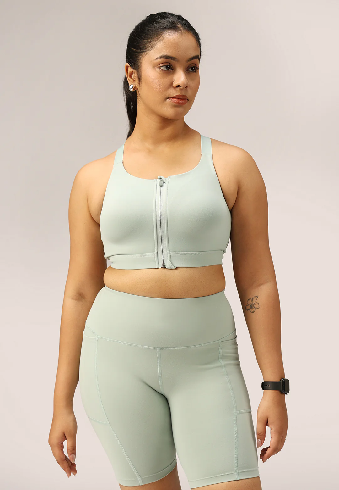 Zip-Up Sports Bra - Image 115