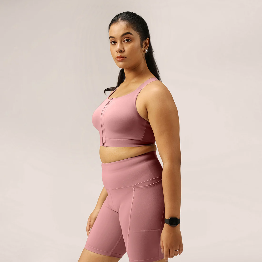 Zip-Up Sports Bra - Image 120