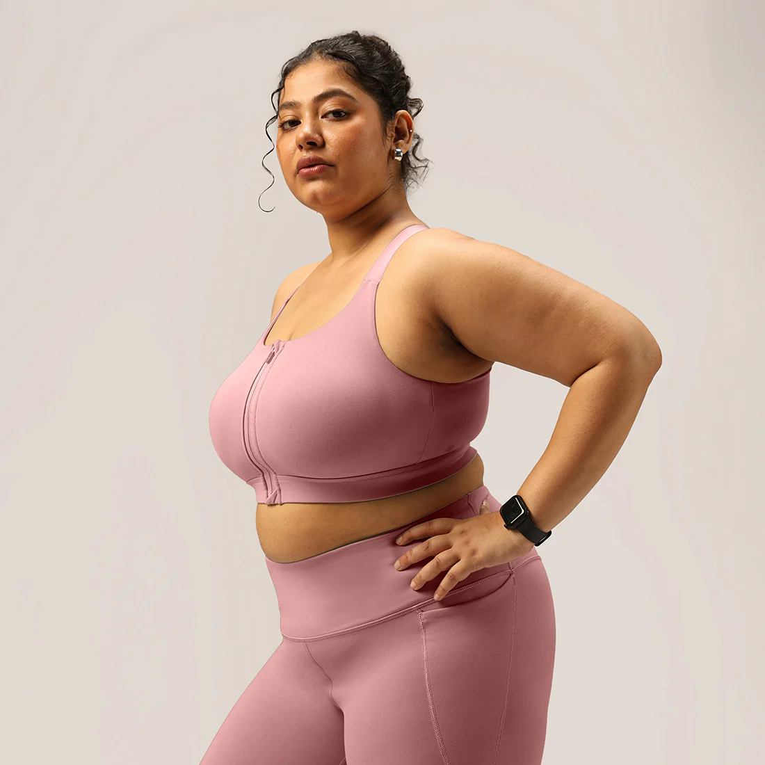 Zip-Up Sports Bra - Image 126