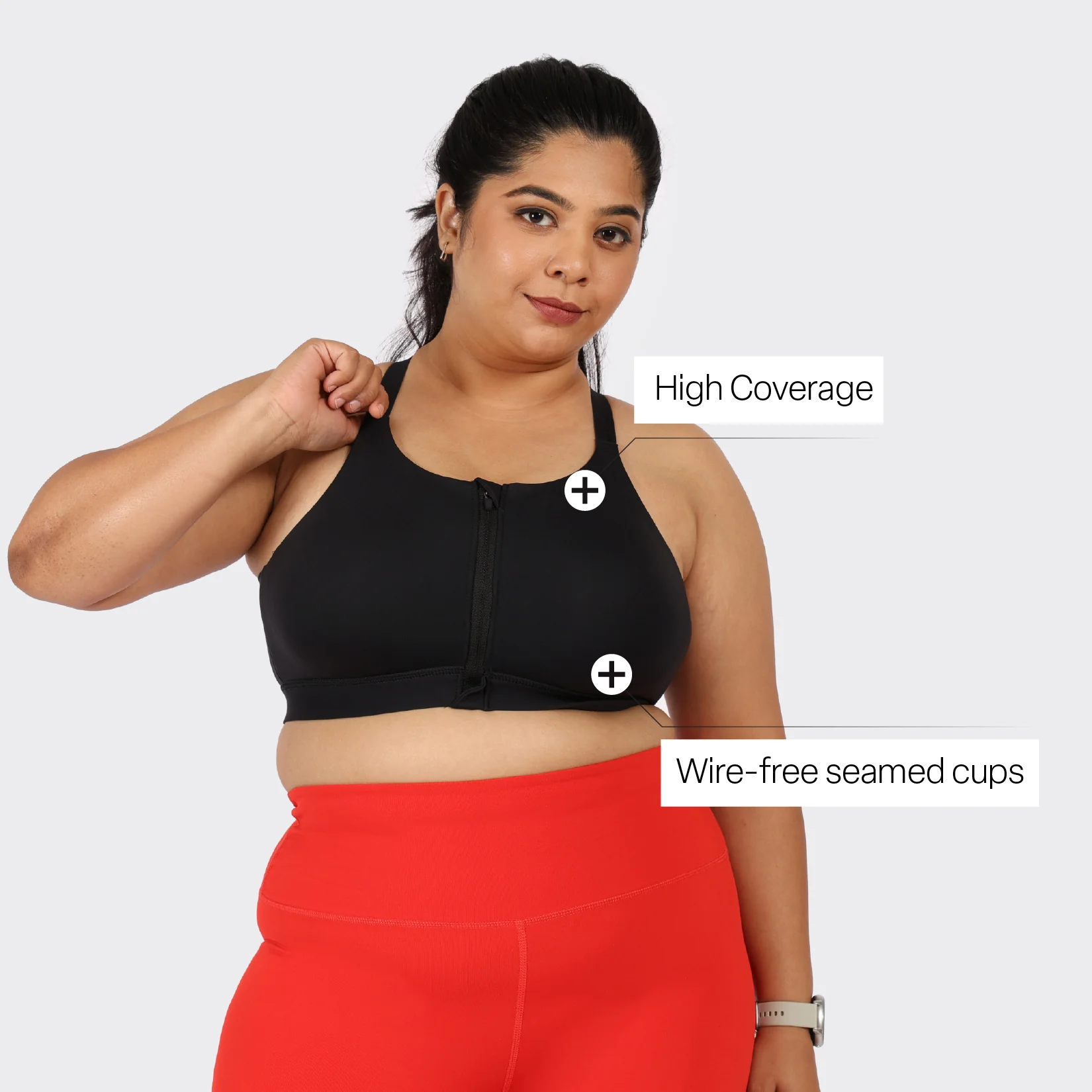 Zip-Up Sports Bra - Image 13