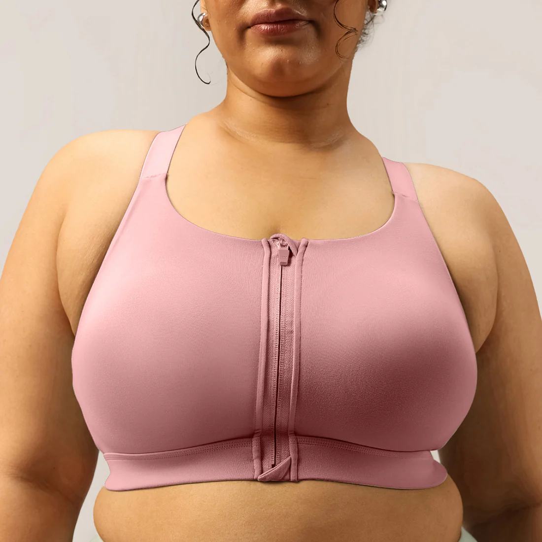 Zip-Up Sports Bra - Image 132