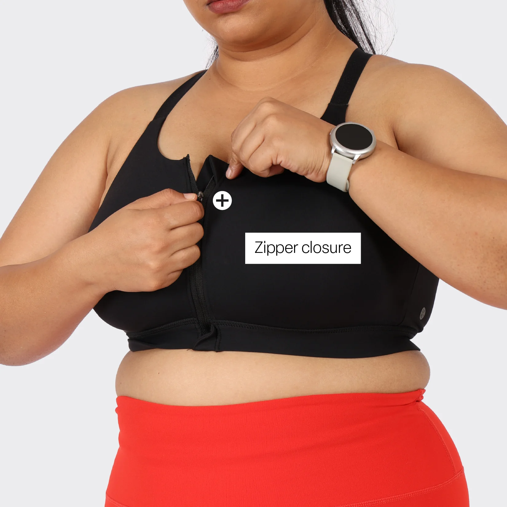 Zip-Up Sports Bra - Image 16