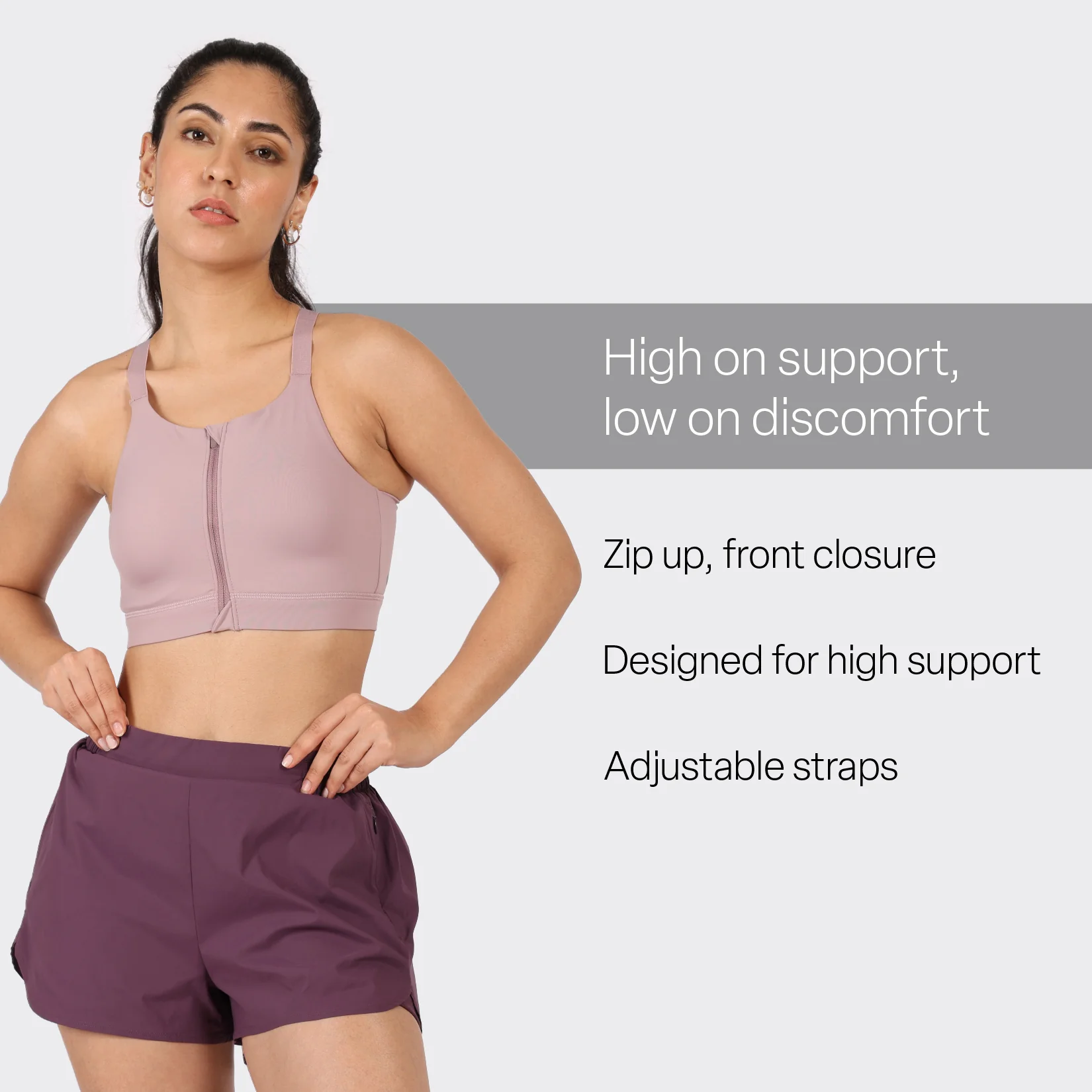 Zip-Up Sports Bra - Image 21