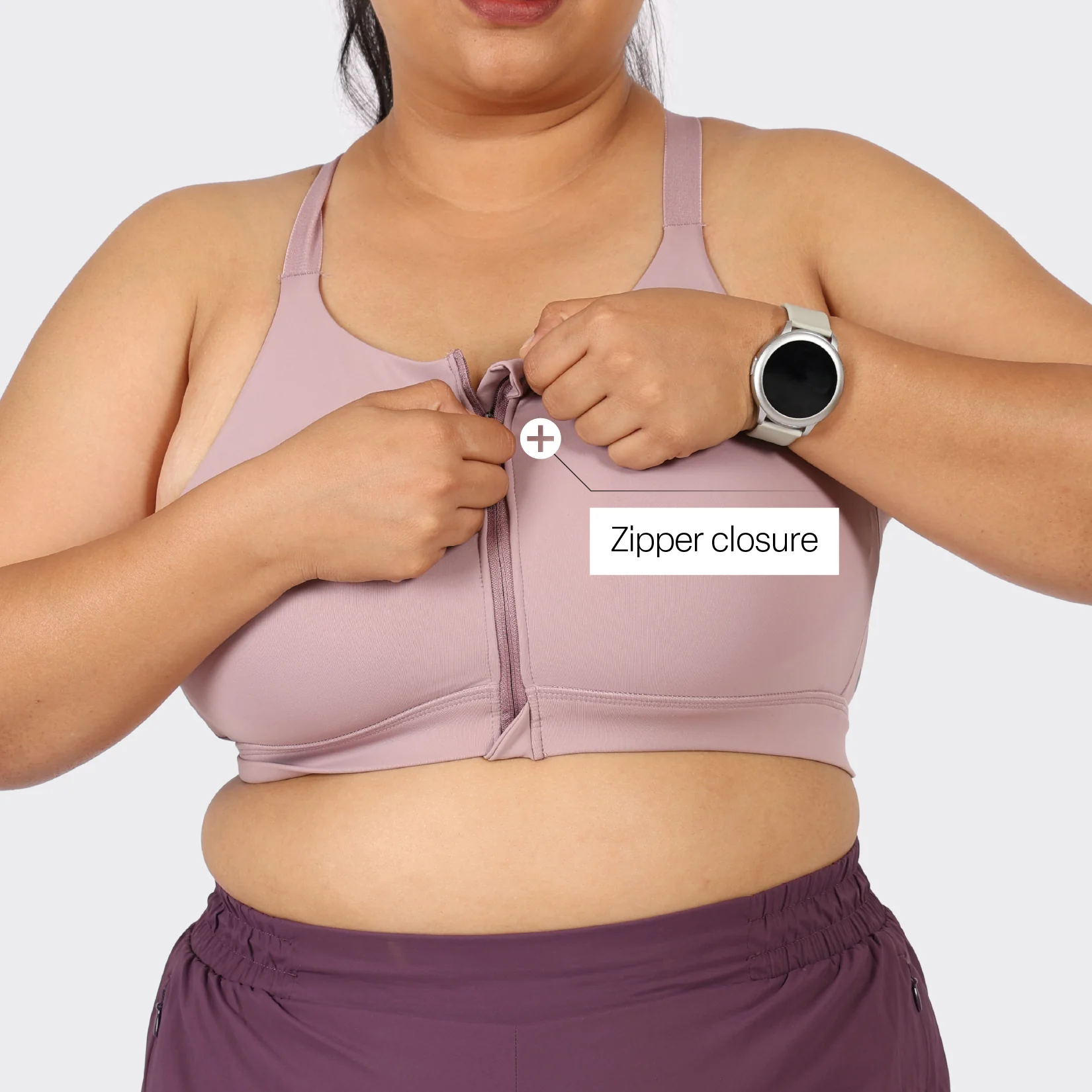Zip-Up Sports Bra - Image 30