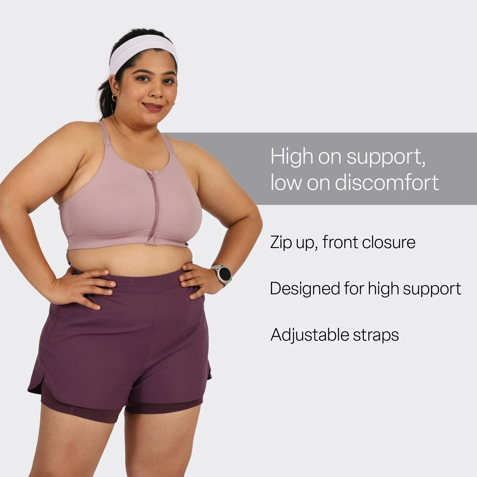Zip-Up Sports Bra - Image 31