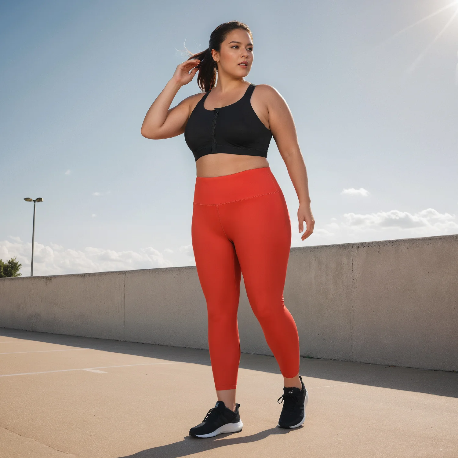 Zip-Up Sports Bra - Image 32