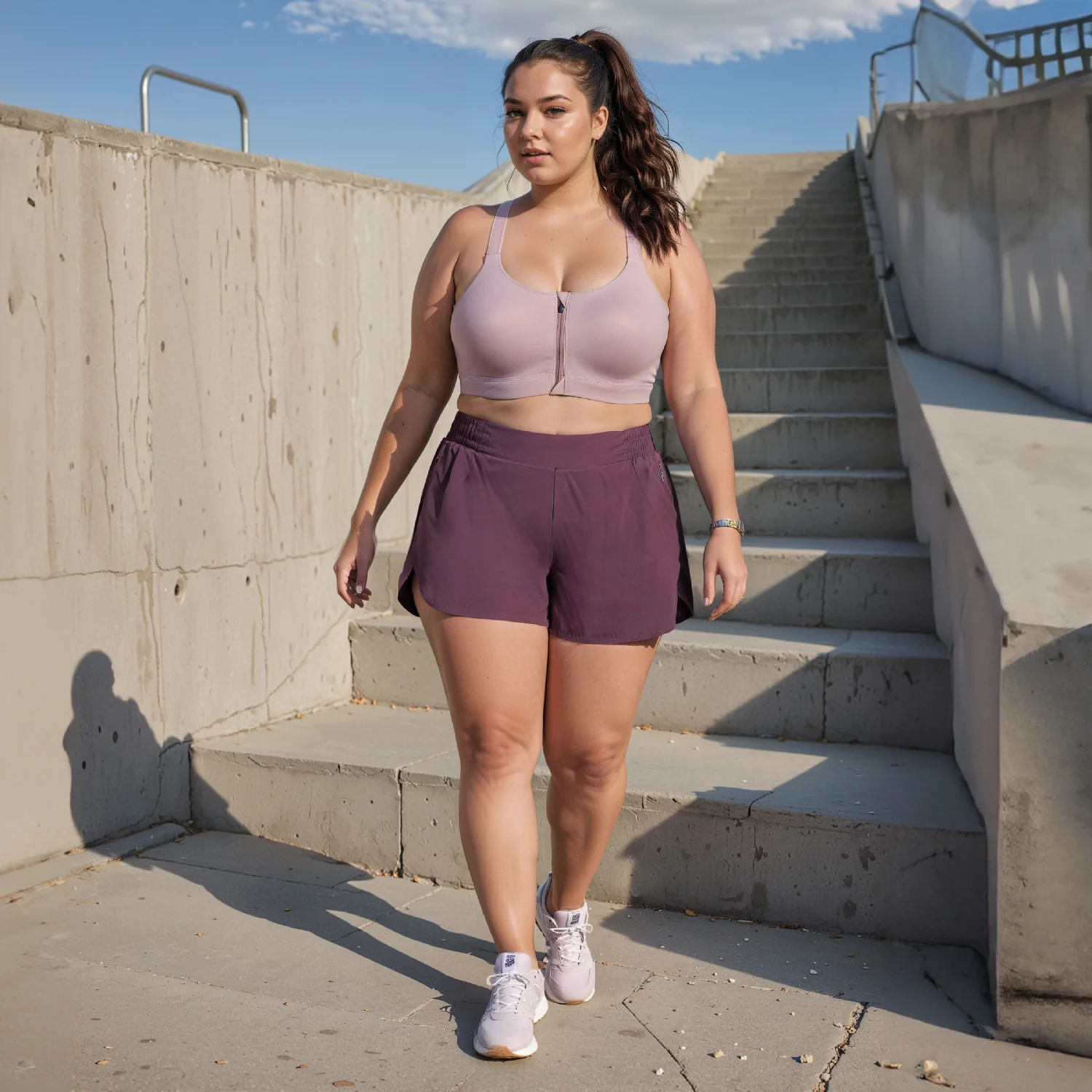 Zip-Up Sports Bra - Image 34
