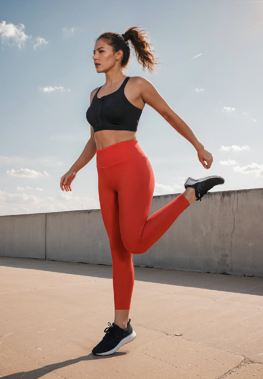 Zip-Up Sports Bra - Image 37