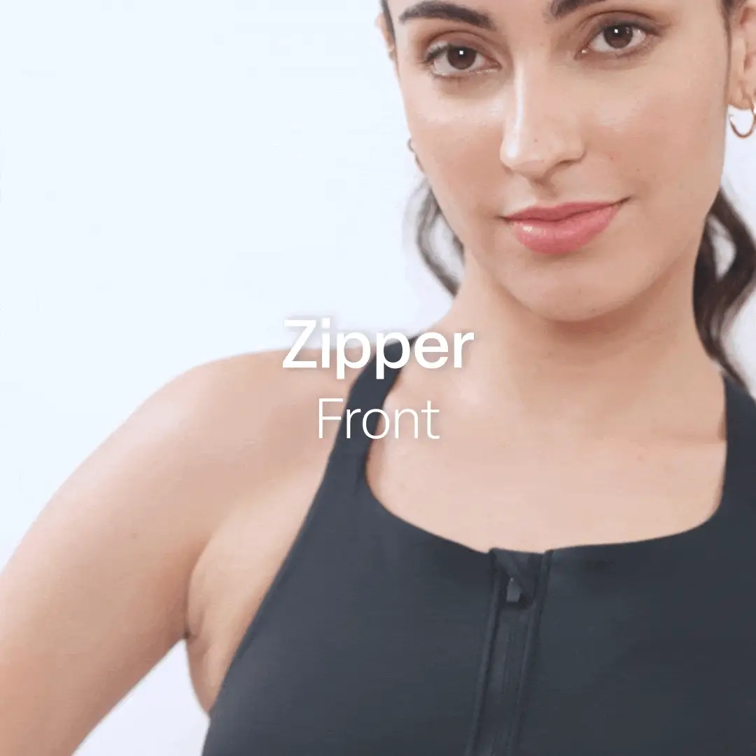 Zip-Up Sports Bra - Image 39