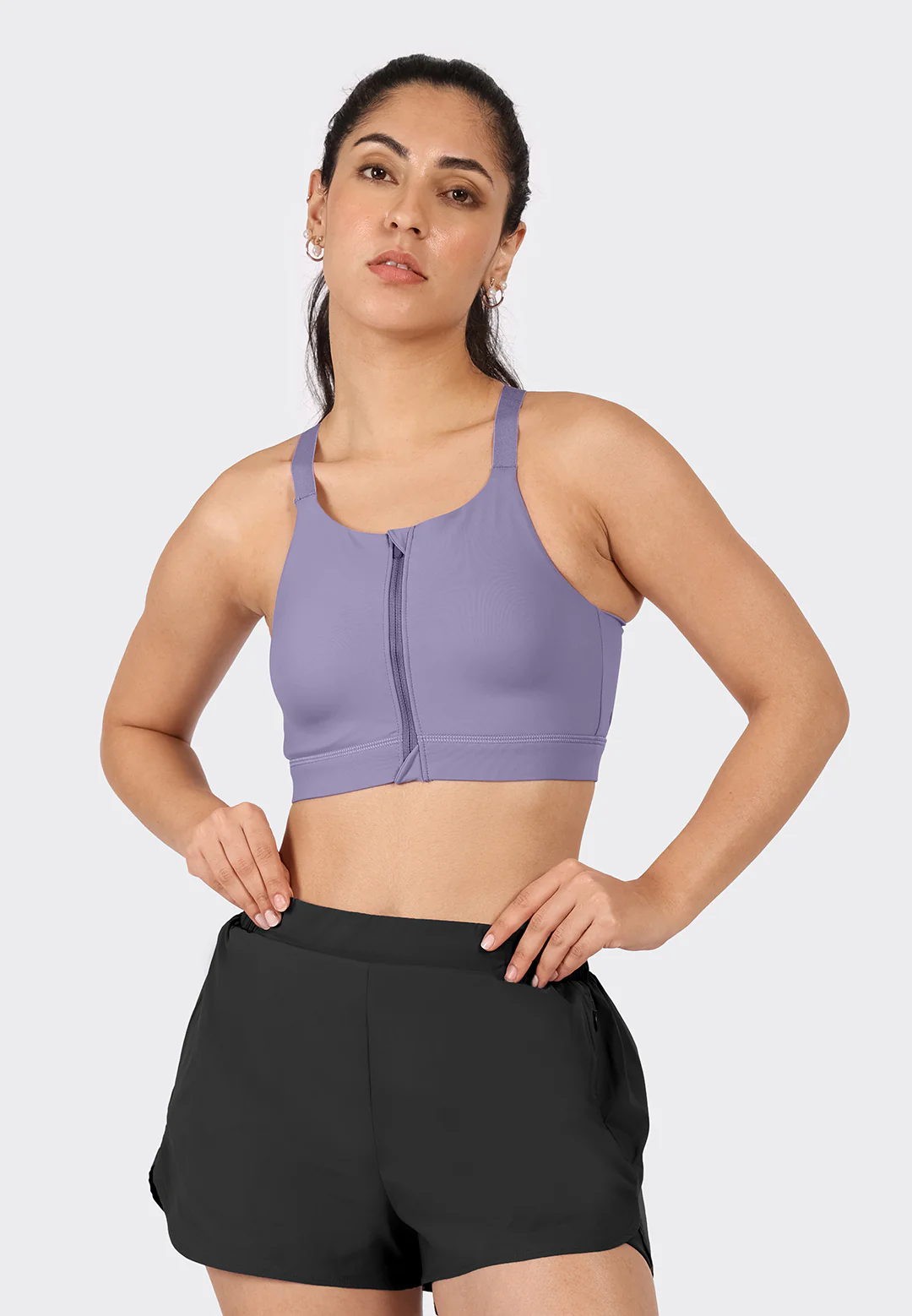 Zip-Up Sports Bra - Image 40