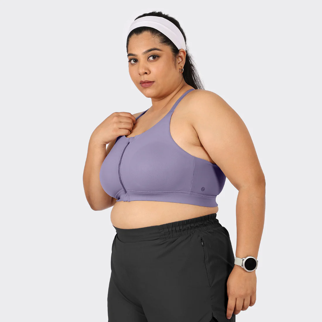 Zip-Up Sports Bra - Image 49