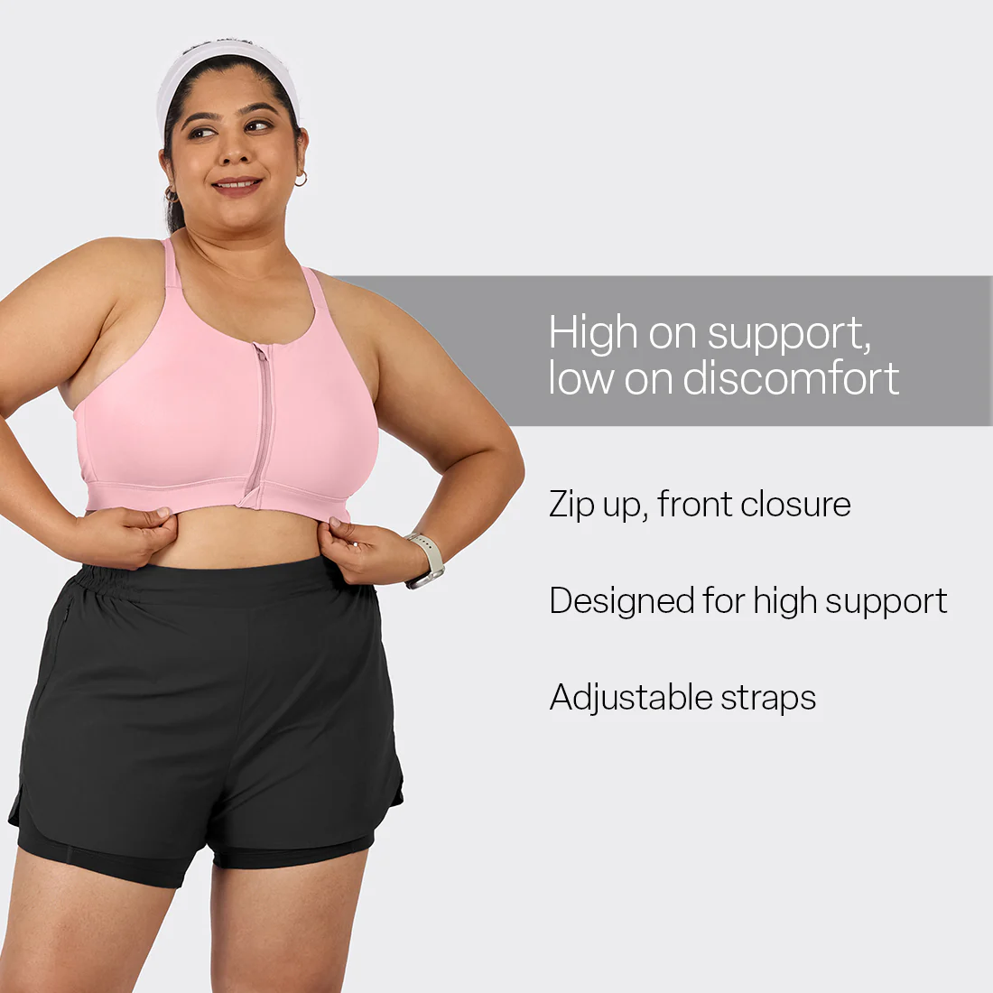 Zip-Up Sports Bra - Image 67