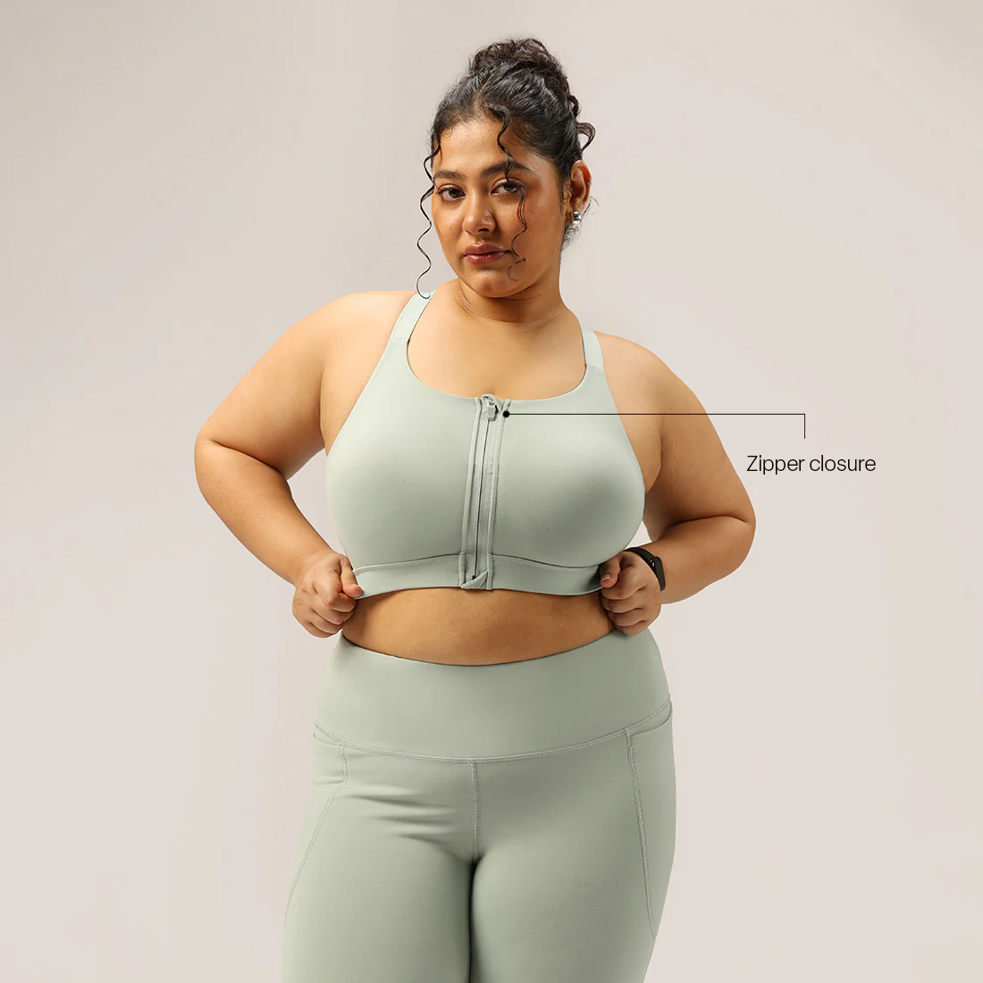 Zip-Up Sports Bra - Image 82