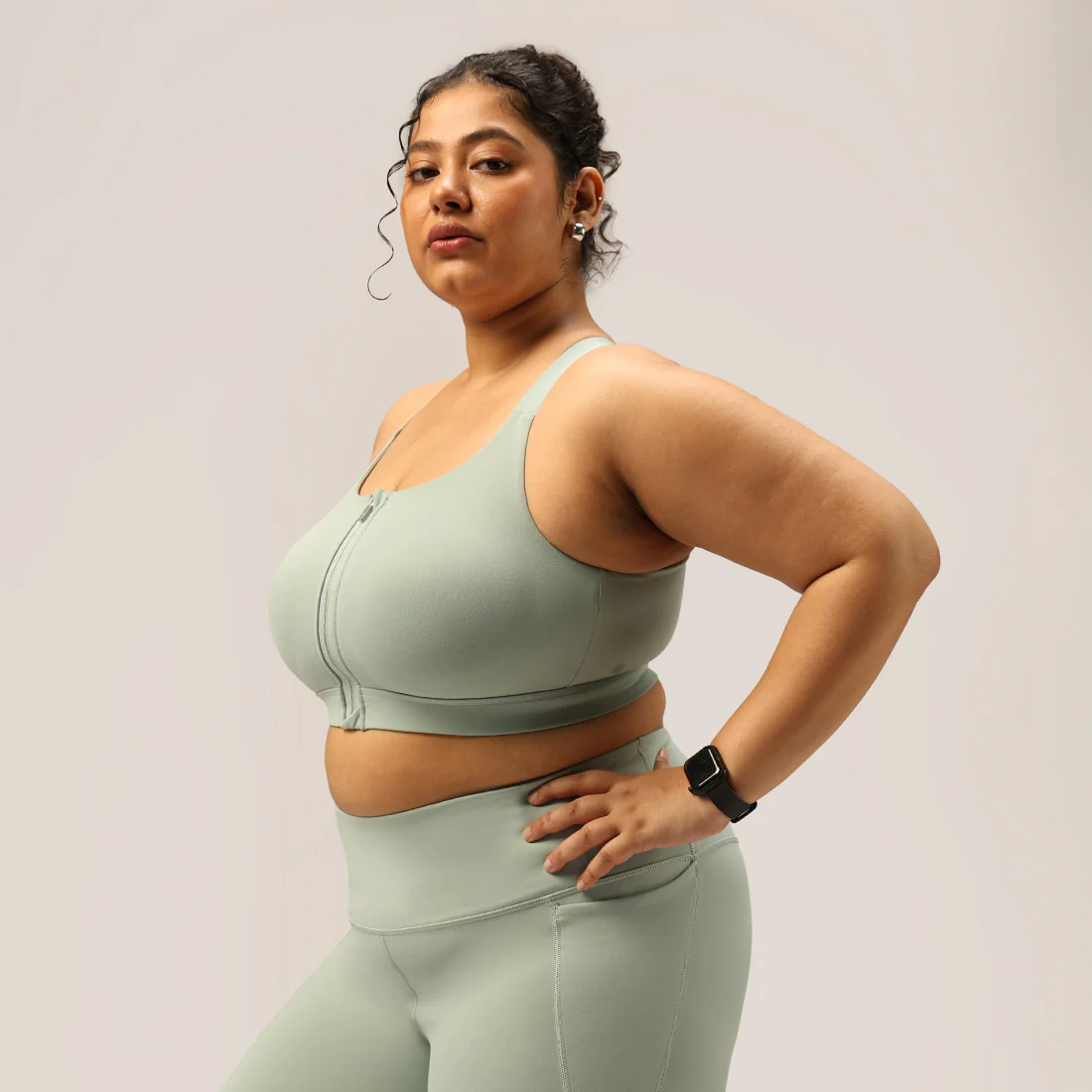 Zip-Up Sports Bra - Image 84