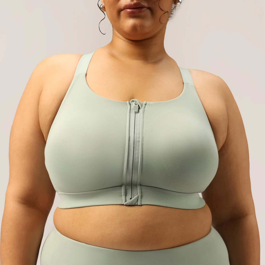 Zip-Up Sports Bra - Image 88