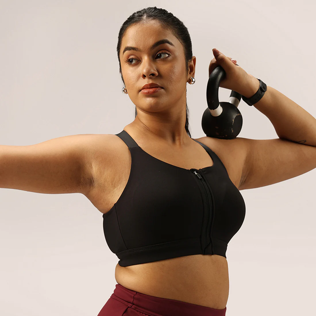 Zip-Up Sports Bra - Image 95